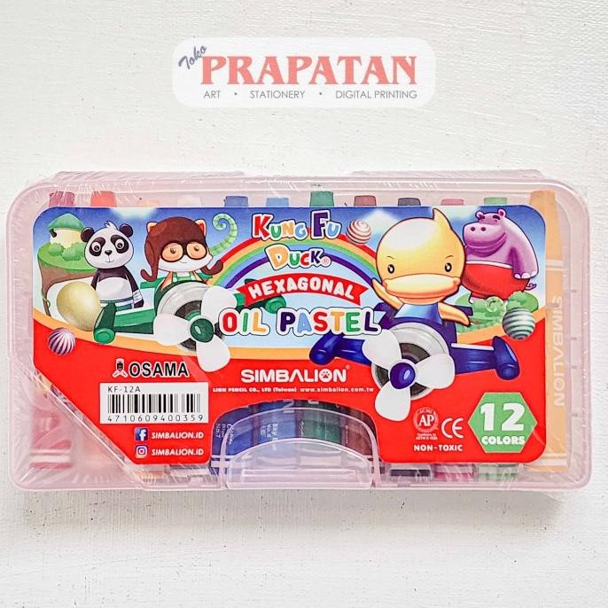 

BARU SIMBALION KUNGFU DUCK HEXAGONAL OIL PASTEL SET | CRAYON MINYAK