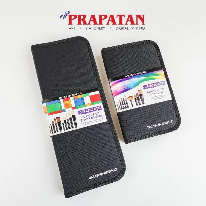 

BARU DALER ROWNEY GRADUATE BRUSH COLLECTION SET ZIP UP TRAVEL CASE