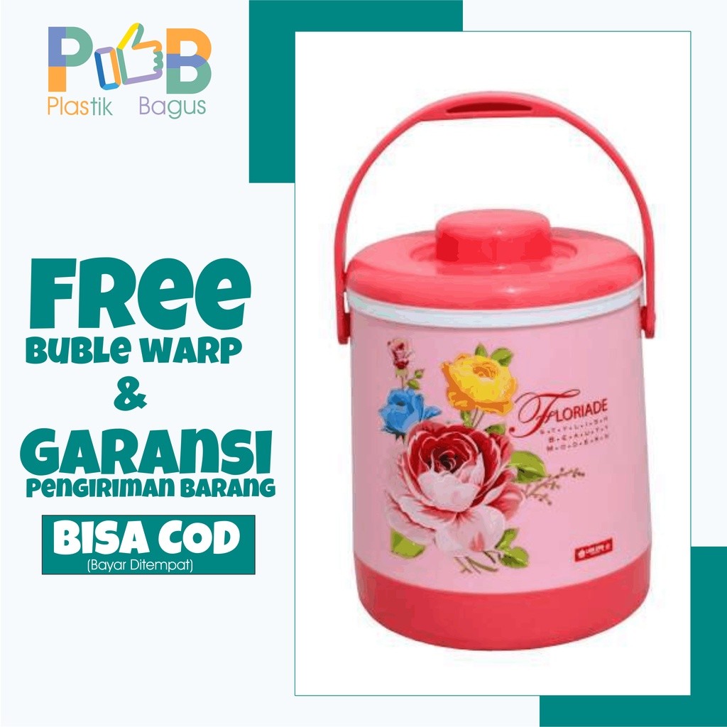 Termos Nasi  Es kecil rantang Elegant Ice Bucket 1.35 Liter Lion Star I2