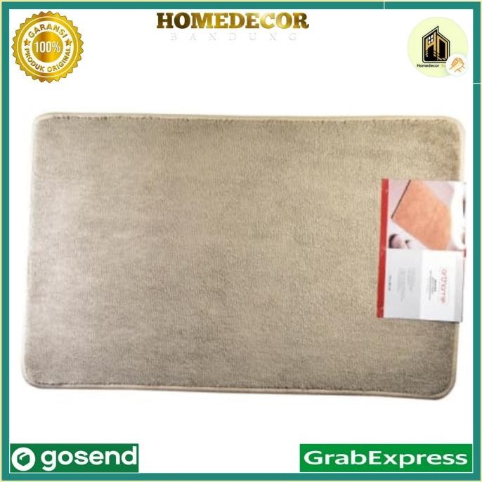 Forhom 50x80 Cm Keset Kamar Mandi - Cokelat Muda / keset anti slip