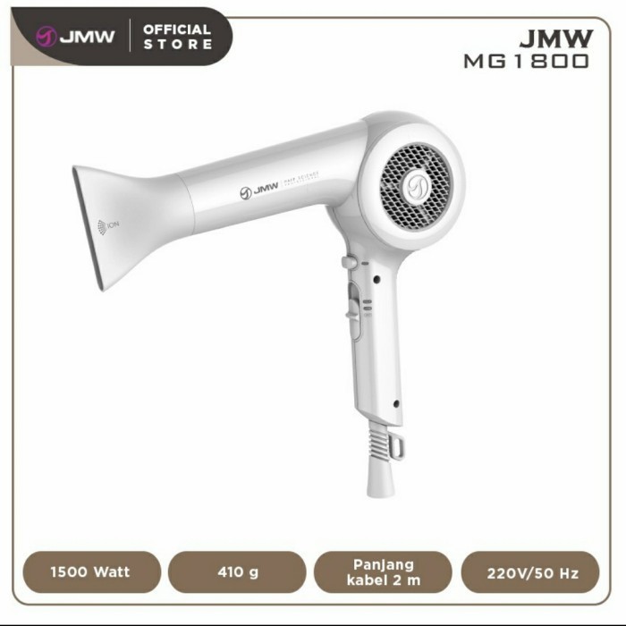 jmw hairdryer mg1800 pengering rambut
