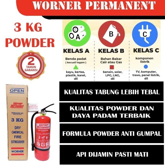 TABUNG PEMADAM /PEMADAM API/APAR/PEMADAM KEBAKARAN/ALAT PEMADAM 3KG