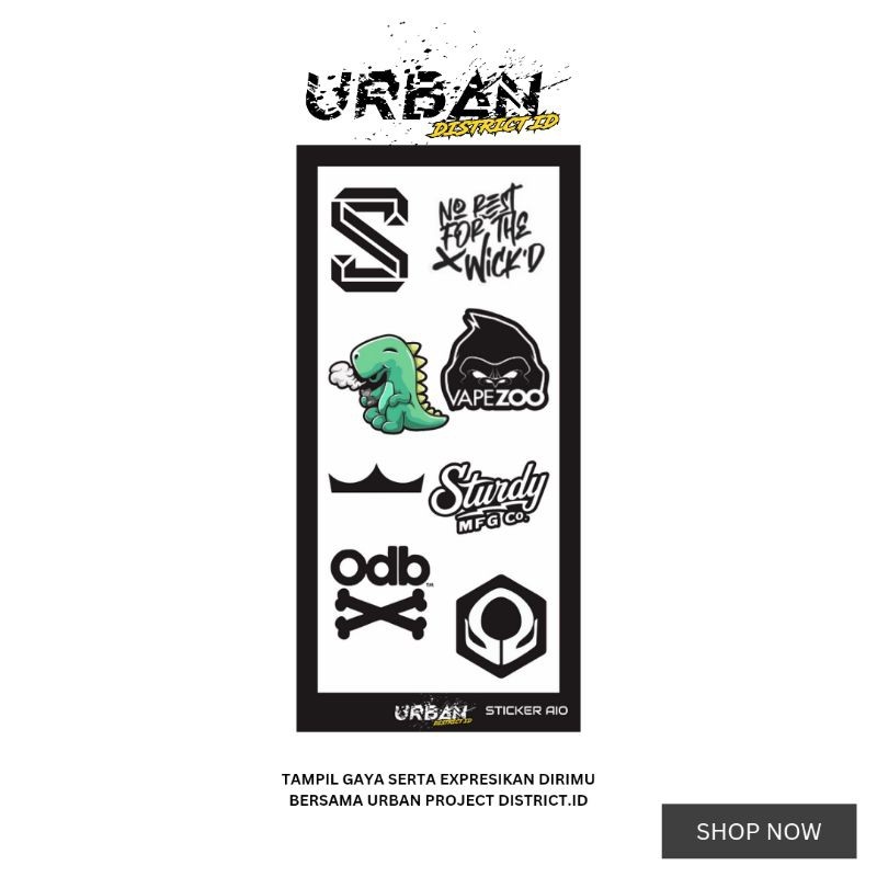

Urbstyle Stiker Aio Pack Brand Series 1 By Urban District Id Motif Spaiob1 Casing/Case Stiker Skin Wrap CUSTOM - Premium Quality