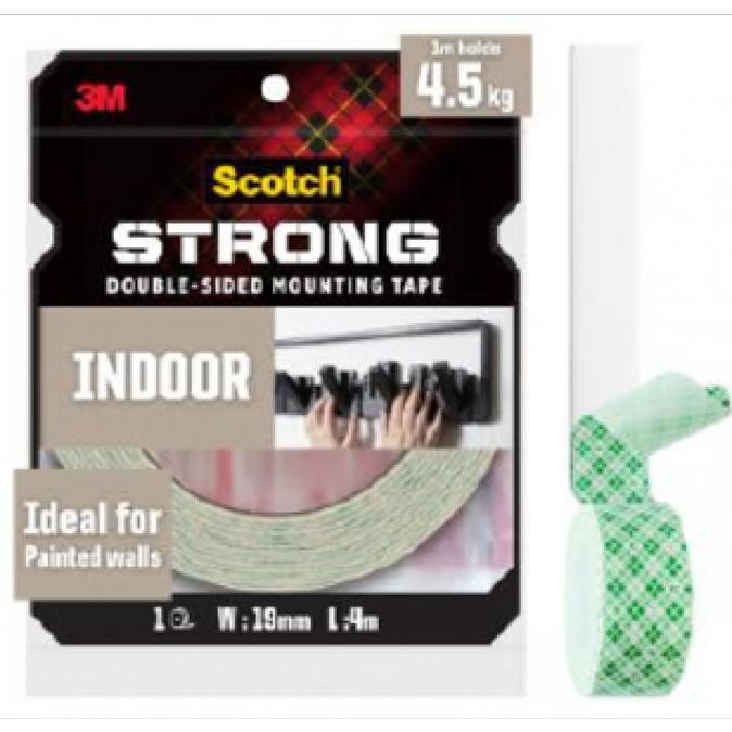 

BARU 3M SCOTCH INDOOR MOUNTING TAPE 12MM X 4 METER