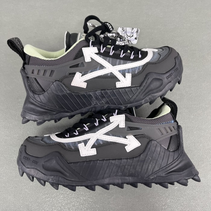 Off-White ODSY-1000 Lace-Up Sneakers - 'Dark Grey'