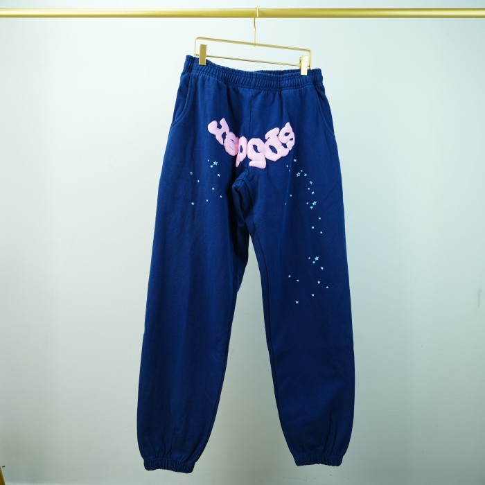 Sp5der OG Web Sweatpants Navy