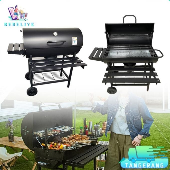 READY Alat Panggangan Besar Mesin BBQ Barbeque Grill Kompor Panggangan