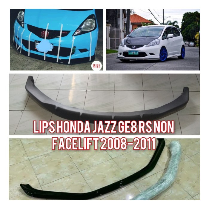 FRONT LIPS BUMPER WINGLET HONDA JAZZ GE8 NON FACELIFT 2008-2011