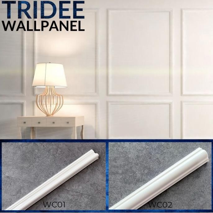 WALL MOULDING | WALL BATTEN | DINDING PROFIL | TRIDEE WALLPAPER