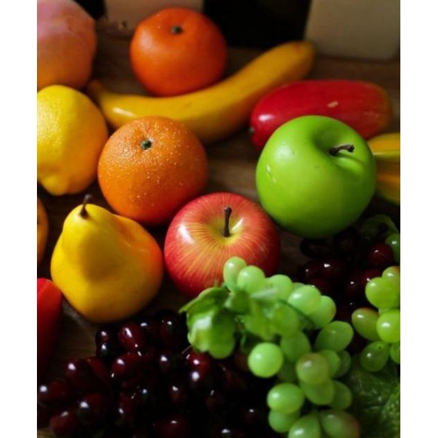 DISPLAY BUAH SAYUR SINTETIS ARTIFICIAL PLASTIK PALSU APPLE PEAR