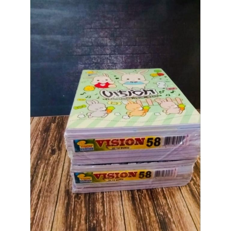 

Sale Buku Tulis Vision 58 (1 Pak Isi 10 Buku)