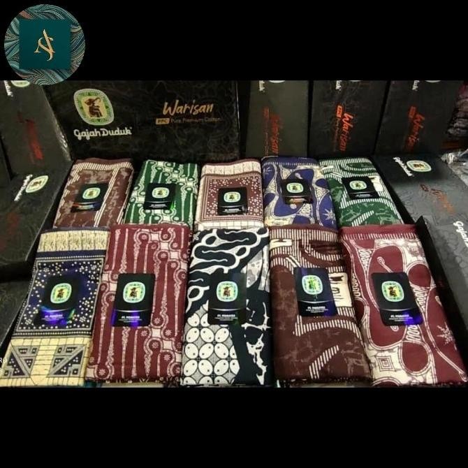 Sarung Gajah Duduk Warisan Motif Batik / Original Gajah Duduk Kualitas Premium
