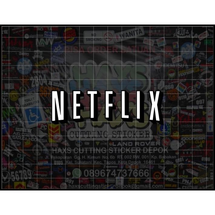 

HOT DEAL CUTTING STICKER NEFLIX LOGO UKURAN 8 CM