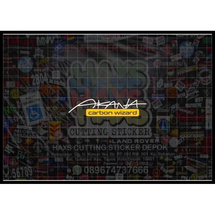 

DISKON GAMBAR CUTTING STICKER AKANA CARBON UKURAN 10 CM & 8 CM !!!!