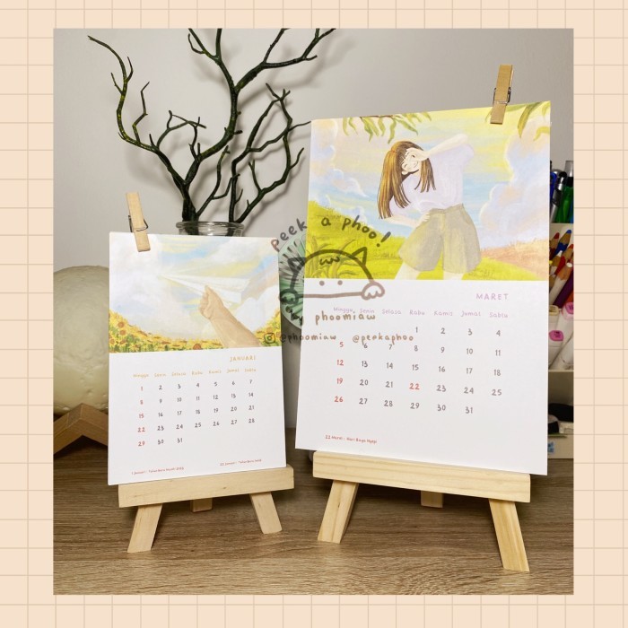 

Halo 2023, Kalender Meja Aesthetic Tahun 2023 By Phoomiaw Murah Berkualitas