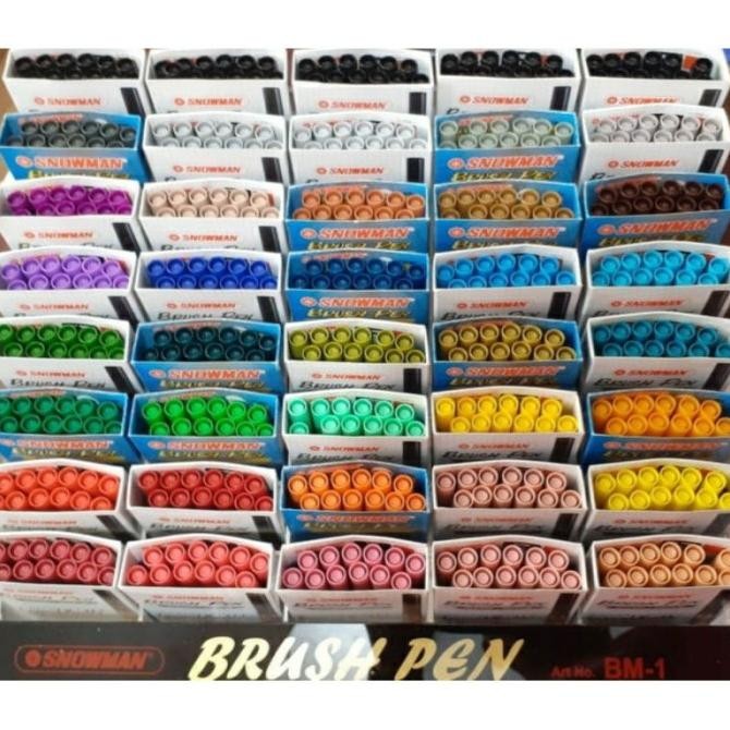 

Varian Terbaru ! Snowman Brush Pen - 1 pc