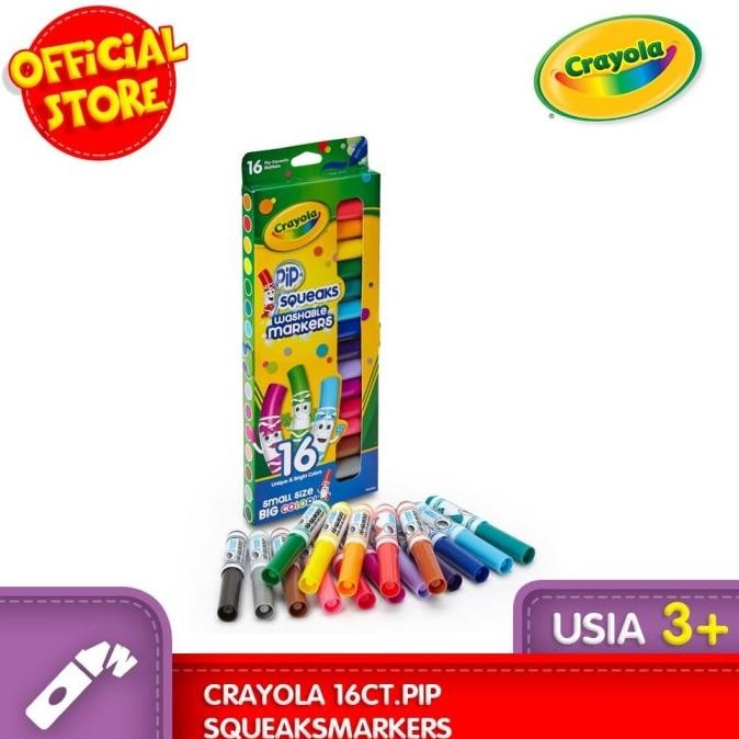 

CRAYOLA 16 Ct Pip SqueaksMarkers