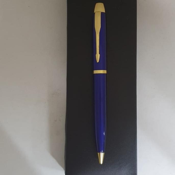 

Terlaris ! Pulpen Free Grafir Nama Warna Biru Klip Emas Eksklusif dengan Box
