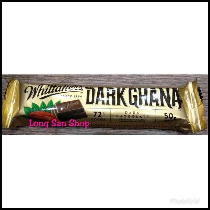 

Promo !! Whittaker'S Dark Ghana Chocolate Bar Coklat Impor 50 Gr