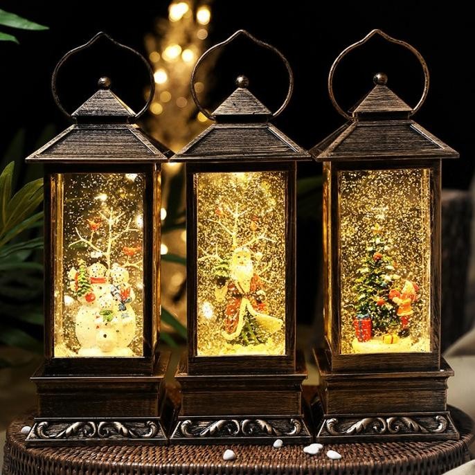 

Sale! Snow Globe Kotak Kaca Kristal Kado Natal Soevenir Christmas