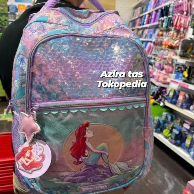 Backpack Smiggle Disney Original Mermaid Ariel- Tas Anak Perempuan Sd