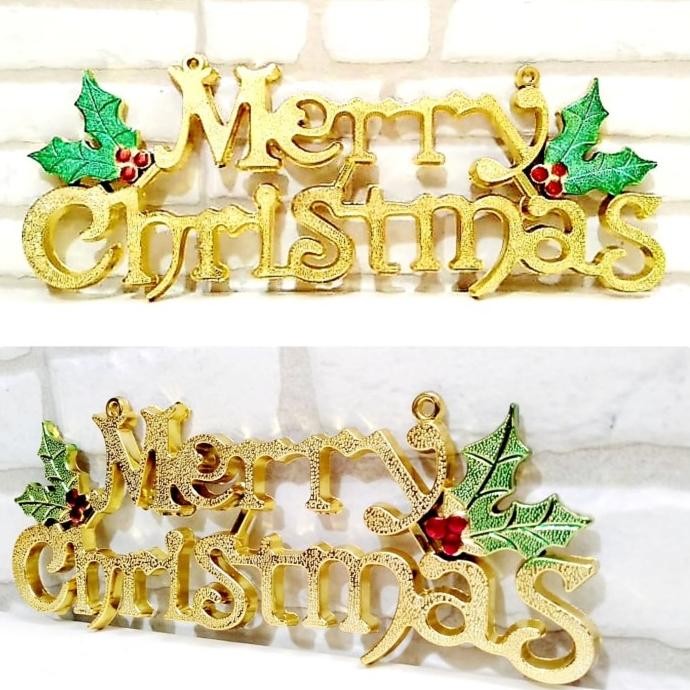 

Sale! Merry Christmas Jumbo 50 Cm Hiasan Pohon Natal Dekorasi Parcel Natal