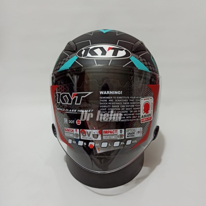 Helm Kyt Galaxy Slide Motif Double Visor