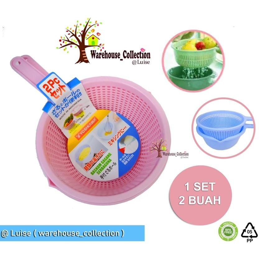 Adaajaa Tempat Cuci Sayur Yoshikawa / Peniris Sayur B-081 Yoshikawa / Tirisan Sayur Yoshikawa STOK T