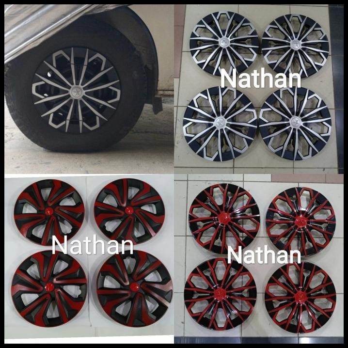 TERMURAH COVER VELG DOP RODA MOBIL RING 13 UNIVERSAL MODEL RACING VARIASI VELG 