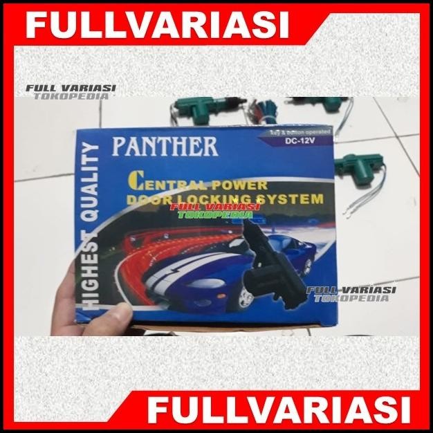 BEST DEAL CENTRAL LOCK UNIVERSAL KOMPLIT 4 PINTU / CENTRAL LOCK PANTHER