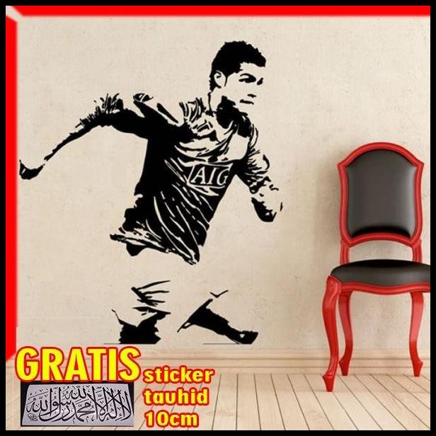 

HOT DEAL CRISTIANO RONALDO 2 WALL DECAL STICKER - SIZE 23" !
