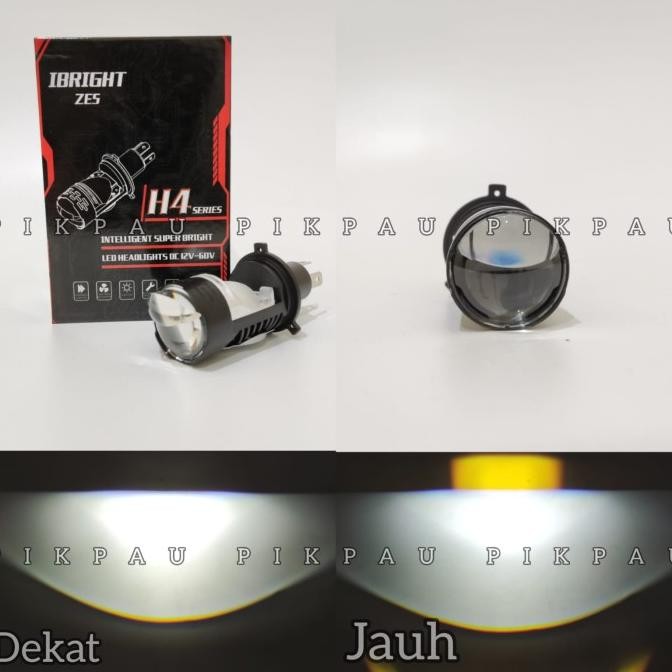 Ibright Lampu Utama H4 Projector Ze5 Original Dengan Kipas Pendingin
