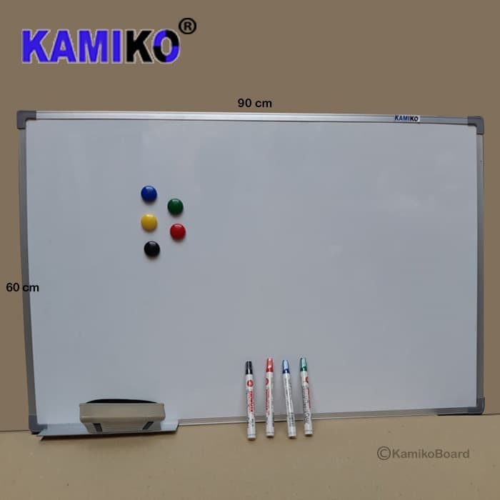 

TERBARU Whiteboard Kamiko 60 x 90 Spidol H,B,HJ, M, Hapus magnet, Magnet