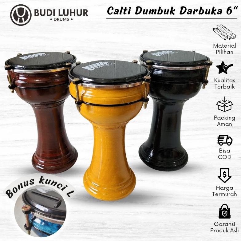 Termurah Calti Dumbuk Pinggang Darbuka Anak Kecil Mika 6 inch Suara Standar Bergaransi