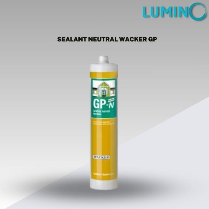 Ready Lem Kaca Silikon Wacker GP Neutral Sealant