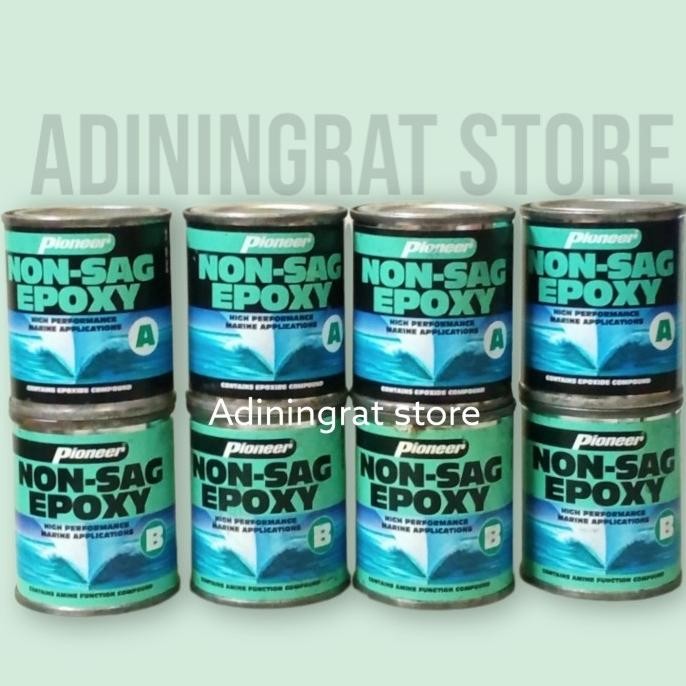 Ready Lem Pioneer EPOXY NON-SAG 1 Set 2 kaleng A+B 335gram