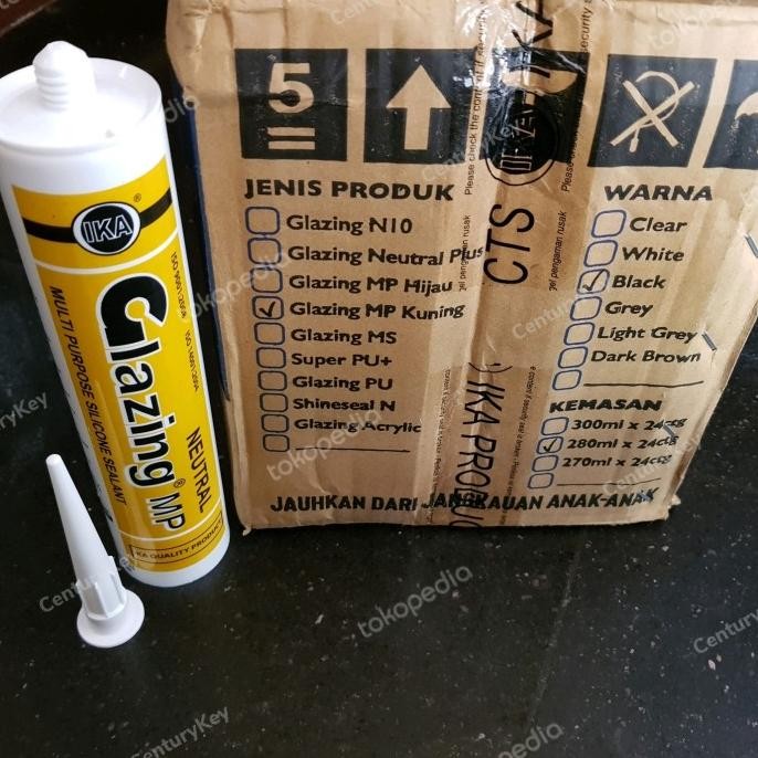 Ready Lem Kaca Silicone Sealent IKA MP Netral Glazing