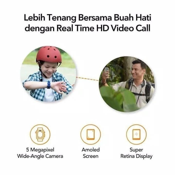 IMOO WATCH PHONE Z5 - HD VIDEO CALL / JAM ANAK PINTAR / GARANSI RESMI