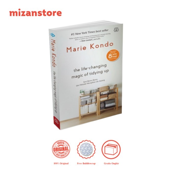 

BUKU THE LIFE CHANGING MAGIC OF TIDYING UP - MARIE KONDO BENTANG