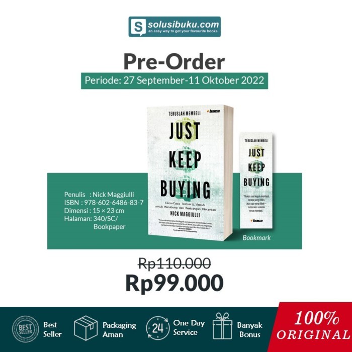 

Buku Just Keep Buying (Penerbit Baca)
