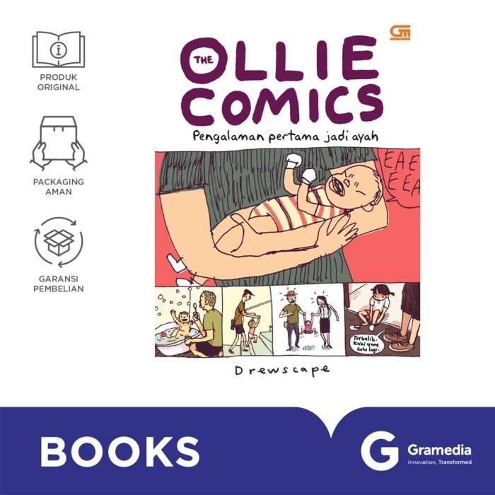 

Buku The Ollie Comics Pengalaman Pertama Jadi Ayah (Drewscape)