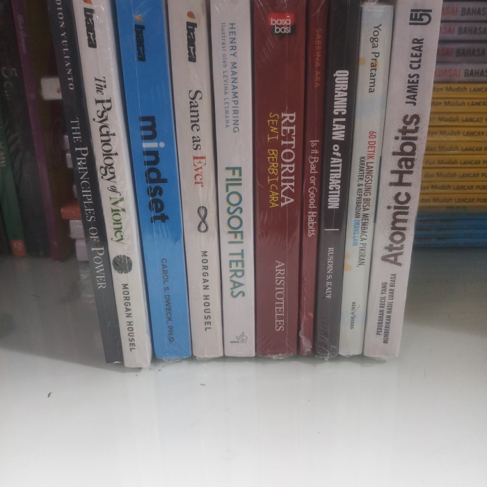 

PAKET 10 BUKU SAME AS EVER THE PRINCIPLES OF POWER MINDSET ATOMIC HABI