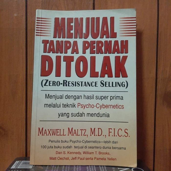

Buku Menjual Tanpa Pernah Ditolak by Maxwell Maltz, M.D, F.I.C.S