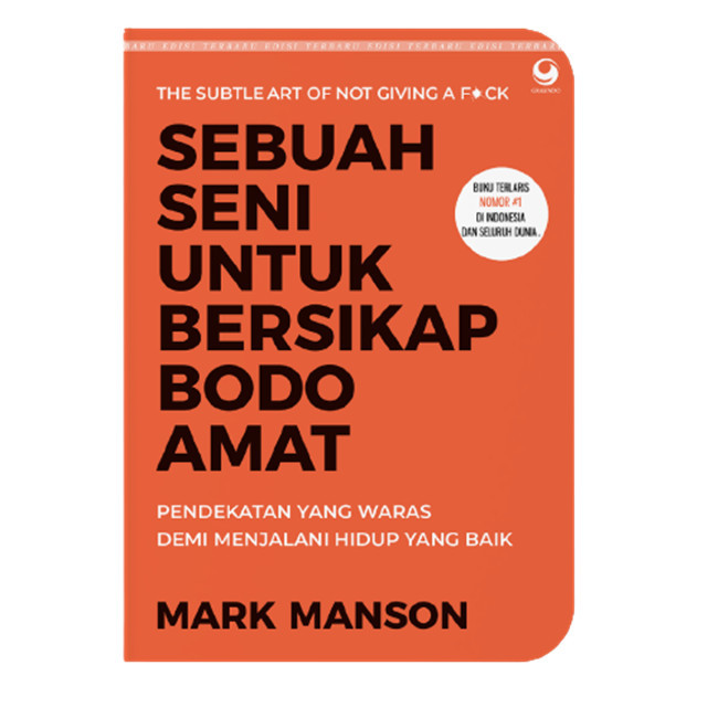 

BARU Buku Sebuah Seni untuk Bersikap Bodo Amat . Mark Manson