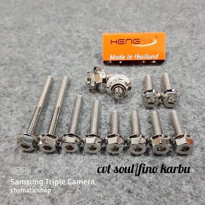 baut probolt cvt mio soul fino karbu stainless 2 kunci