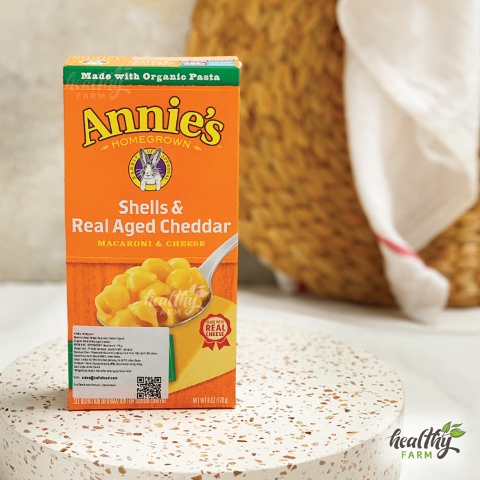 

Annies / AnnieS Shells & Real Aged Cheddar / Organic Pasta Organik