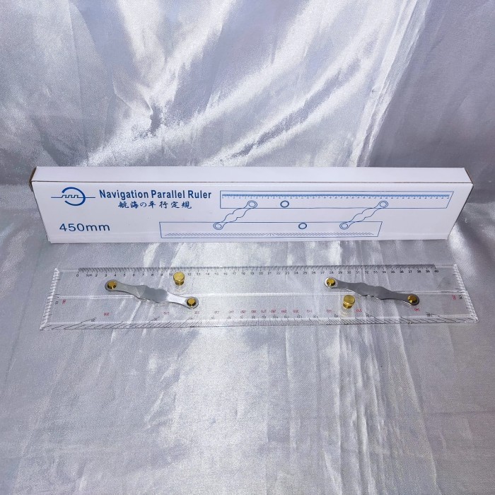 

Mistar Jajar Peta (Parallel Ruler) 450mm
