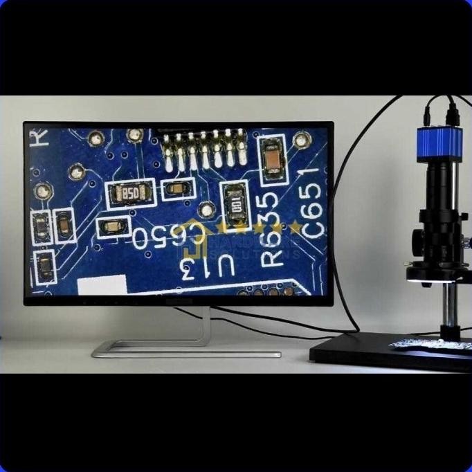 

TERMURAH - Kamera Mikroskop Industrial Digital 51MP 1080P 150X LED USB - MIC-213