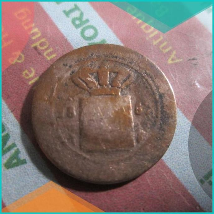 koin benggol nederlandsch indie 0.5 cent 1857 iklan m119 11OKTZ4 last