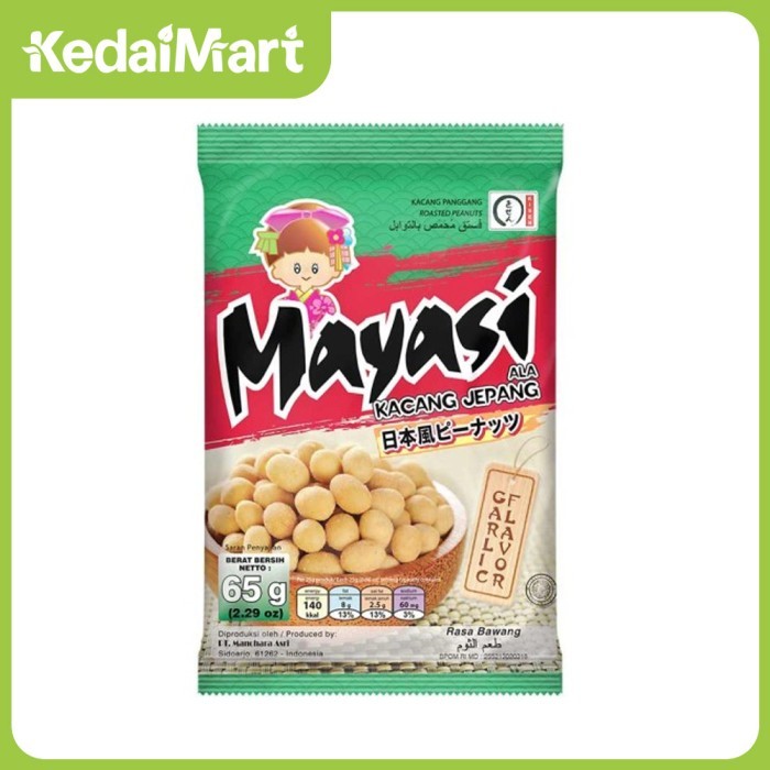 

GRATIS ONGKIR Mayasi Kacang Jepang Bawang 65 Gram